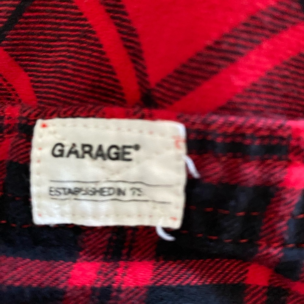 Garage Red and Black Checkered Shirt - Picture 5 of 5